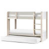 Mars Bunk And Under Bed taupe and white