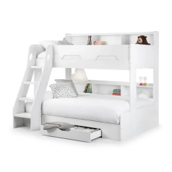 Orion Triple Sleeper Bunk Bed white side