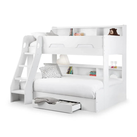 Orion Triple Sleeper Bunk Bed white side
