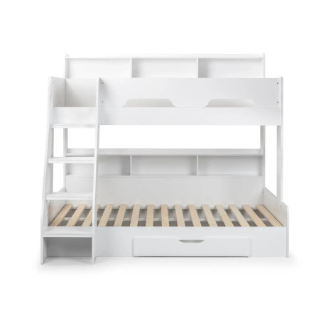 Orion Triple Sleeper Bunk Bed white slats