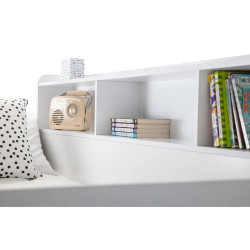 Orion Triple Sleeper Bunk Bed white shelf