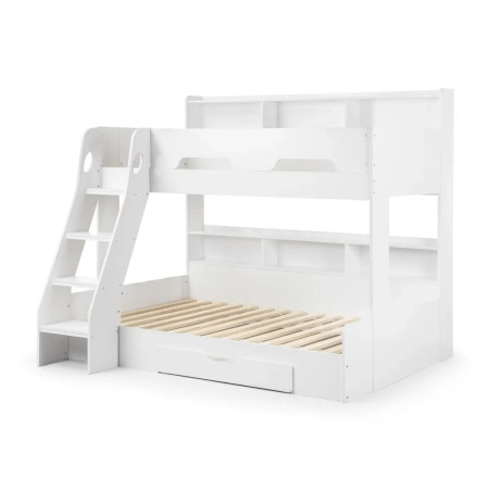 Orion Triple Sleeper Bunk Bed white without mattress