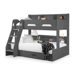 Orion Triple Sleeper Bunk Bed black side