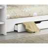 Orion Single Bunk Bed white drawer