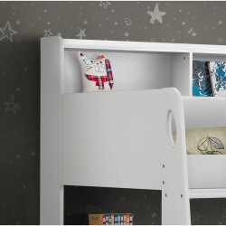 Orion Single Bunk Bed white side rail