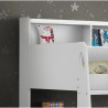 Orion Single Bunk Bed white side rail