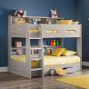 Orion Single Bunk Bed grey oak