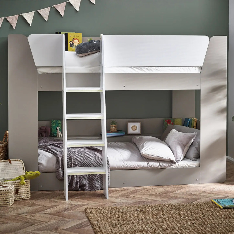 Parsec Bunk Bed taupe room view
