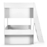 Parsec Bunk Bed taupe white ladder side