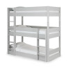 Trio Bunk Bed dove grey side