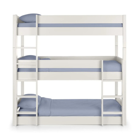 Trio Bunk Bed white front