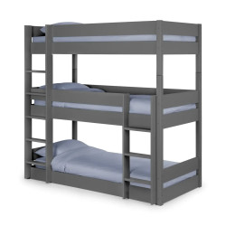 Trio Bunk Bed black side