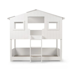 Willow Treehouse Bunk Bed White front