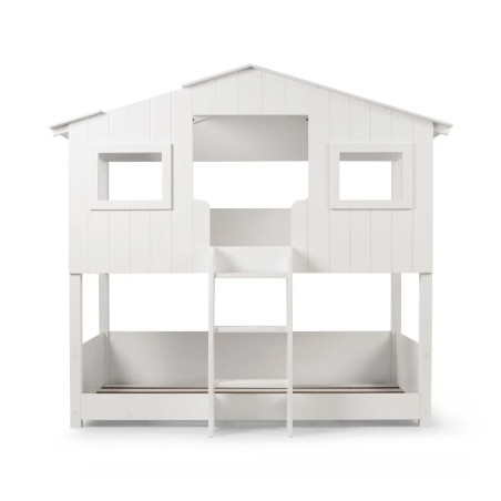 Willow Treehouse Bunk Bed White front
