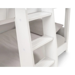 Willow Treehouse Bunk Bed White ladder