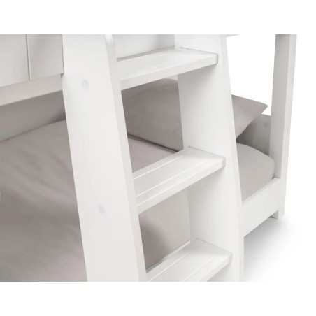 Willow Treehouse Bunk Bed White ladder