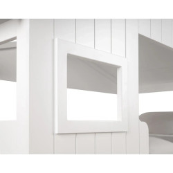 Willow Treehouse Bunk Bed White window