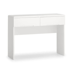 Manhattan Dressing Table With 2 Drawers White closed