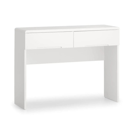 Manhattan Dressing Table With 2 Drawers White closed