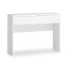 Manhattan Dressing Table With 2 Drawers White closed