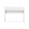 Manhattan Dressing Table With 2 Drawers White front