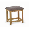 Mallory Twin Dressing Table And Stool Oak stool