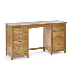 Mallory Twin Dressing Table And Stool Oak side
