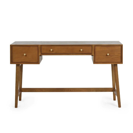Lowry Dressing Table And Stool Set Ash Wood front