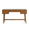 Lowry Dressing Table And Stool Set Ash Wood front