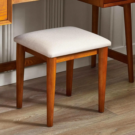 Lowry Dressing Table And Stool Set Ash Wood stool