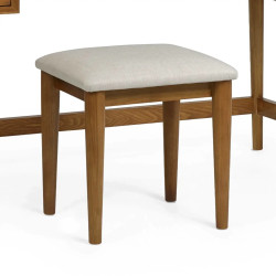 Lowry Dressing Table And Stool Set Ash Wood stool legs