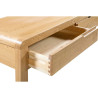 Curve 2 Drawer Dressing Table And Stool Oak internal