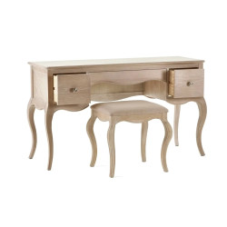 Camille Dressing Table And Stool opened