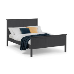 Maine Single Bed 90cm - Anthracite front