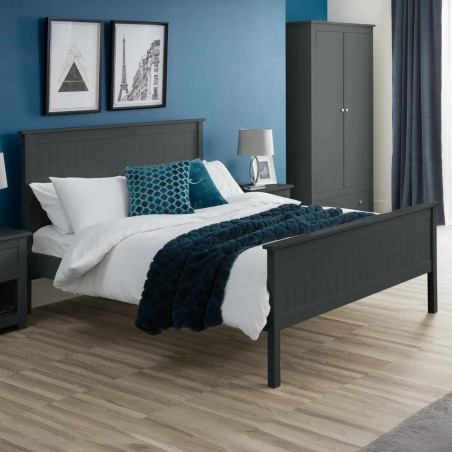 Maine Single Bed 90cm - Anthracite