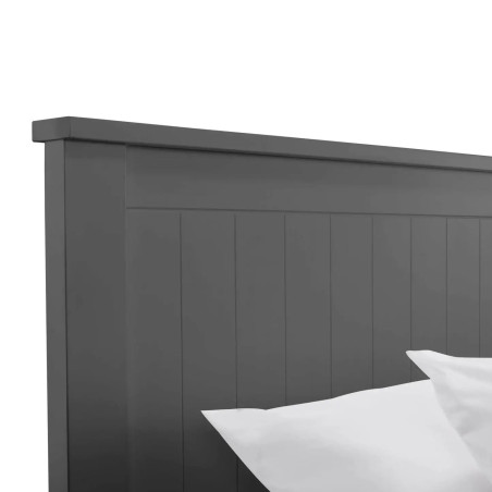 Maine Single Bed 90cm - Anthracite headend