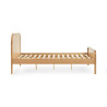 Milo Chevron Bed Frame Oak center leg