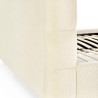 Oberon Boucle Bed Beige headend