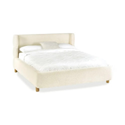 Oberon Boucle Bed Beige front