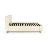 Oberon Boucle Bed Beige slats