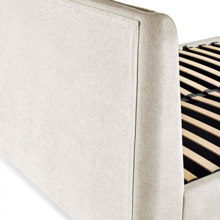 Maddock Ottoman Storage Bed Beige headend