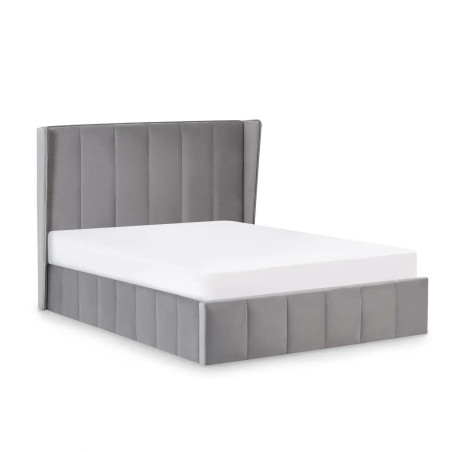 Katie Ottoman Storage Bed Grey side