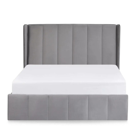 Katie Ottoman Storage Bed Grey front