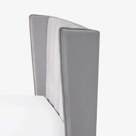 Katie Ottoman Storage Bed Grey headend corner