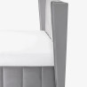 Katie Ottoman Storage Bed Grey siderail