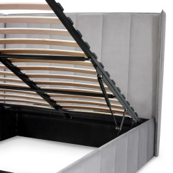 Katie Ottoman Storage Bed Grey internal