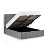 Katie Ottoman Storage Bed Grey opened