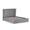 Katie Ottoman Storage Bed Grey slats
