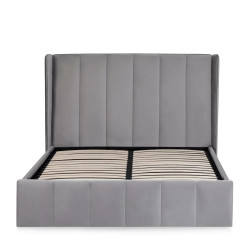 Katie Ottoman Storage Bed Grey front