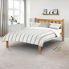 Poppy Bed Frame Oak double footend